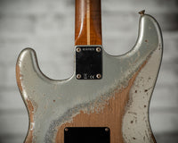 Fender '57 HSS Strat Super Heavy Relic Inca Silver/Silver Sparkle #R147023