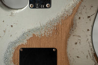 Fender '57 HSS Strat Super Heavy Relic Inca Silver/Silver Sparkle #R147023