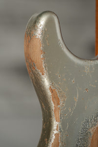 Fender '57 HSS Strat Super Heavy Relic Inca Silver/Silver Sparkle #R147023