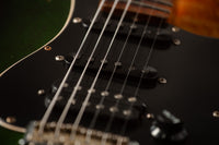Fender '57 Heavy Relic Strat HSS HW PUP EVH Bridge Roasted Body/Flame Neck Green Burst SN# R135699