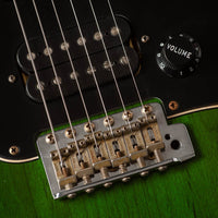Fender '57 Heavy Relic Strat HSS HW PUP EVH Bridge Roasted Body/Flame Neck Green Burst SN# R135699