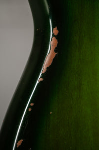 Fender '57 Heavy Relic Strat HSS HW PUP EVH Bridge Roasted Body/Flame Neck Green Burst SN# R135699