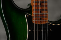 Fender '57 Heavy Relic Strat HSS HW PUP EVH Bridge Roasted Body/Flame Neck Green Burst SN# R135699