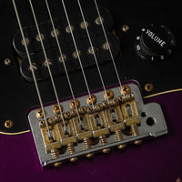 Fender '57 Heavy Relic Strat HSS HW PUP EVH Bridge Roasted Body/Flame Neck Purple Night SN# R133674