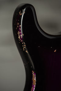 Fender '57 Heavy Relic Strat HSS HW PUP EVH Bridge Roasted Body/Flame Neck Purple Night SN# R133674