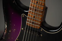 Fender '57 Heavy Relic Strat HSS HW PUP EVH Bridge Roasted Body/Flame Neck Purple Night SN# R133674
