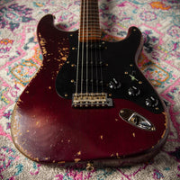 Fender '57 Heavy Relic Stratocaster Roasted Pine Transparent Purple #R138105