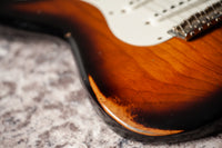 Fender '57 Stratocaster Relic 2 Tone Sunburst Pine Body #R143443 USED