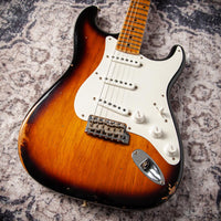 Fender '57 Stratocaster Relic 2 Tone Sunburst Pine Body #R143443 USED