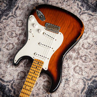 Fender '57 Stratocaster Relic 2 Tone Sunburst Pine Body #R143443 USED
