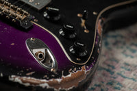 Fender '57 Super Heavy Relic Stratocaster  HSS Black Purple Burst Throbak #R148029