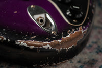 Fender '57 Super Heavy Relic Stratocaster  HSS Black Purple Burst Throbak #R148029