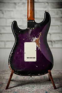 Fender '57 Super Heavy Relic Stratocaster  HSS Black Purple Burst Throbak #R148029