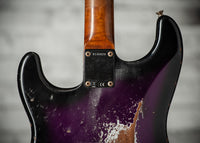 Fender '57 Super Heavy Relic Stratocaster  HSS Black Purple Burst Throbak #R148029