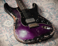 Fender '57 Super Heavy Relic Stratocaster  HSS Black Purple Burst Throbak #R148029