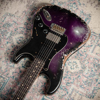 Fender '57 Super Heavy Relic Stratocaster  HSS Black Purple Burst Throbak #R148029