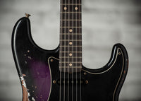 Fender '57 Super Heavy Relic Stratocaster  HSS Black Purple Burst Throbak #R148029