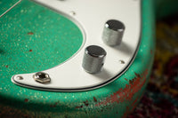 Fender '59 P-Bass Heavy Relic Handwound Pickups Aged Seafoam Green/Faded Tahitian Coral SN# R135750
