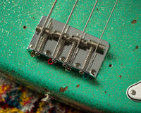 Fender '59 P-Bass Heavy Relic Handwound Pickups Aged Seafoam Green/Faded Tahitian Coral SN# R135750