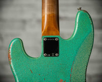 Fender '59 P-Bass Heavy Relic Handwound Pickups Aged Seafoam Green/Faded Tahitian Coral SN# R135750
