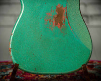 Fender '59 P-Bass Heavy Relic Handwound Pickups Aged Seafoam Green/Faded Tahitian Coral SN# R135750