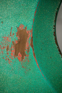 Fender '59 P-Bass Heavy Relic Handwound Pickups Aged Seafoam Green/Faded Tahitian Coral SN# R135750