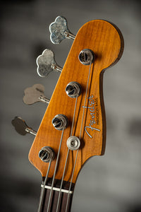 Fender '59 P-Bass Heavy Relic Handwound Pickups Aged Seafoam Green/Faded Tahitian Coral SN# R135750