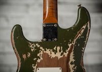Fender '59 Super Heavy Relic Stratocaster Dirty Olive Drab w/ Competition Stripe #R143399 USED