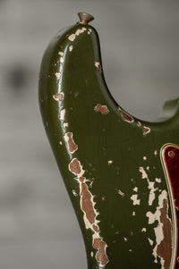 Fender '59 Super Heavy Relic Stratocaster Dirty Olive Drab w/ Competition Stripe #R143399 USED