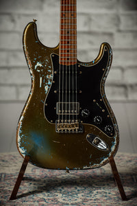 Fender '59 Strat HSS Super Heavy Relic Dirty Olive Drab SN# R134222