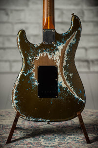 Fender '59 Strat HSS Super Heavy Relic Dirty Olive Drab SN# R134222