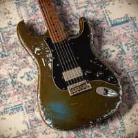 Fender '59 Strat HSS Super Heavy Relic Dirty Olive Drab SN# R134222