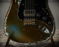 Fender '59 Strat HSS Super Heavy Relic Dirty Olive Drab SN# R134222
