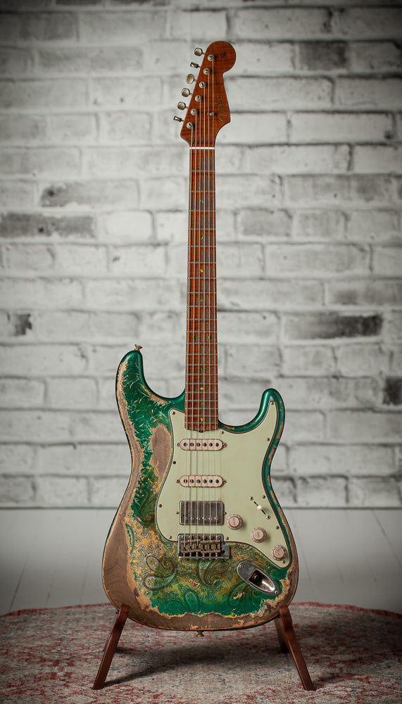 Fender '59 Stratocaster Super Heavy Relic Green Paisley Austin Macnutt Masterbuilt BTB Event Guitar #R148099
