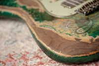 Fender '59 Stratocaster Super Heavy Relic Green Paisley Austin Macnutt Masterbuilt BTB Event Guitar #R148099