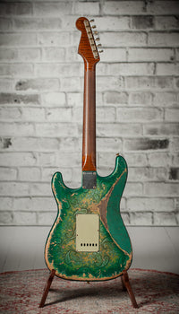 Fender '59 Stratocaster Super Heavy Relic Green Paisley Austin Macnutt Masterbuilt BTB Event Guitar #R148099