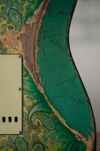 Fender '59 Stratocaster Super Heavy Relic Green Paisley Austin Macnutt Masterbuilt BTB Event Guitar #R148099