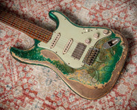 Fender '59 Stratocaster Super Heavy Relic Green Paisley Austin Macnutt Masterbuilt BTB Event Guitar #R148099