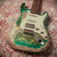 Fender '59 Stratocaster Super Heavy Relic Green Paisley Austin Macnutt Masterbuilt BTB Event Guitar #R148099