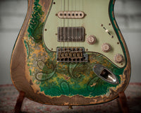 Fender '59 Stratocaster Super Heavy Relic Green Paisley Austin Macnutt Masterbuilt BTB Event Guitar #R148099