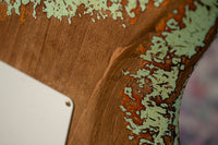 Fender '59 Super Heavy Relic Strat Super Faded Aged Surf Green over 3 Tone Sunburst Throbak SLE101+ #R148870