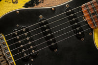 Fender '59 Super Heavy Relic Stratocaster HSS Graffiti Yellow Black Competition Stripe #R144528