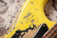 Fender '59 Super Heavy Relic Stratocaster HSS Graffiti Yellow Black Competition Stripe #R144528