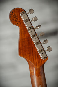 Fender '59 Super Heavy Relic Stratocaster HSS Graffiti Yellow Black Competition Stripe #R144528