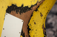 Fender '59 Super Heavy Relic Stratocaster HSS Graffiti Yellow Black Competition Stripe #R144528