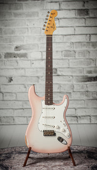 Fender '60 Relic Stratocaster Shell Pink Burst HW 60/63 Pickups #R146833