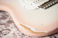 Fender '60 Relic Stratocaster Shell Pink Burst HW 60/63 Pickups #R146833