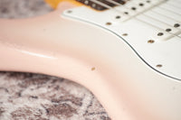 Fender '60 Relic Stratocaster Shell Pink Burst HW 60/63 Pickups #R146833