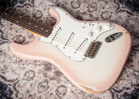Fender '60 Relic Stratocaster Shell Pink Burst HW 60/63 Pickups #R146833