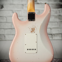 Fender '60 Relic Stratocaster Shell Pink Burst HW 60/63 Pickups #R146833